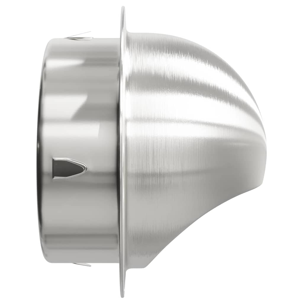 Levegő szellőzőfedél 2 pcs ezüst 150 mm rozsdamentes acél