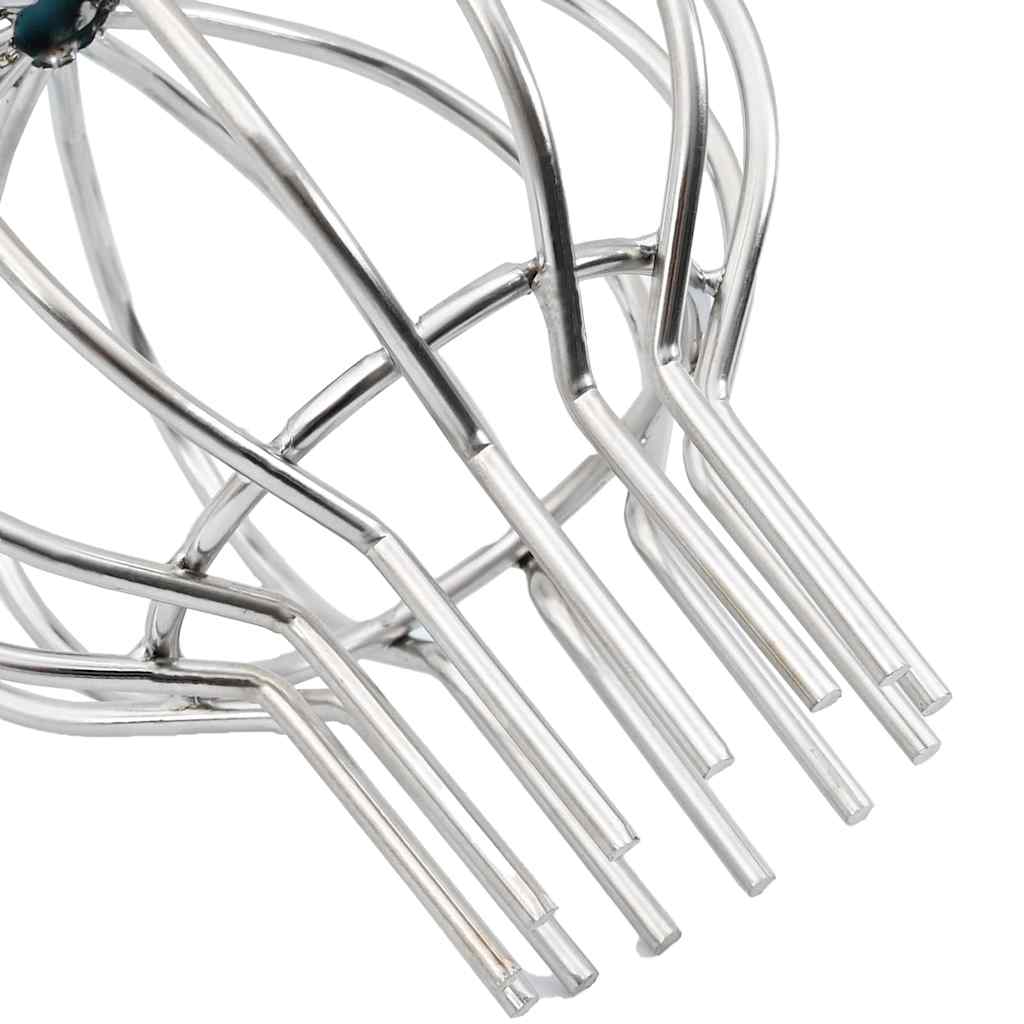 Cseppentő levélvédő 8 pcs ezüst 75 mm rozsdamentes acél