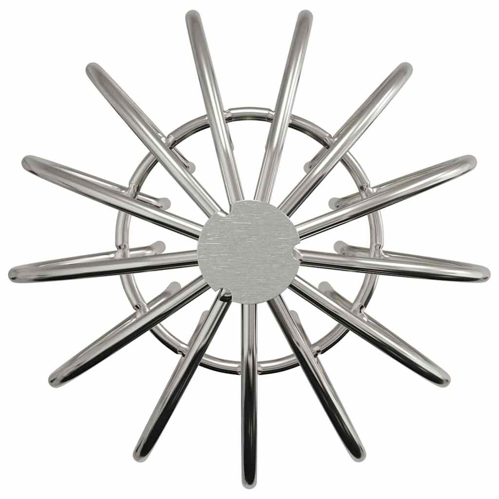 Cseppentő levélvédő 8 pcs ezüst 75 mm rozsdamentes acél