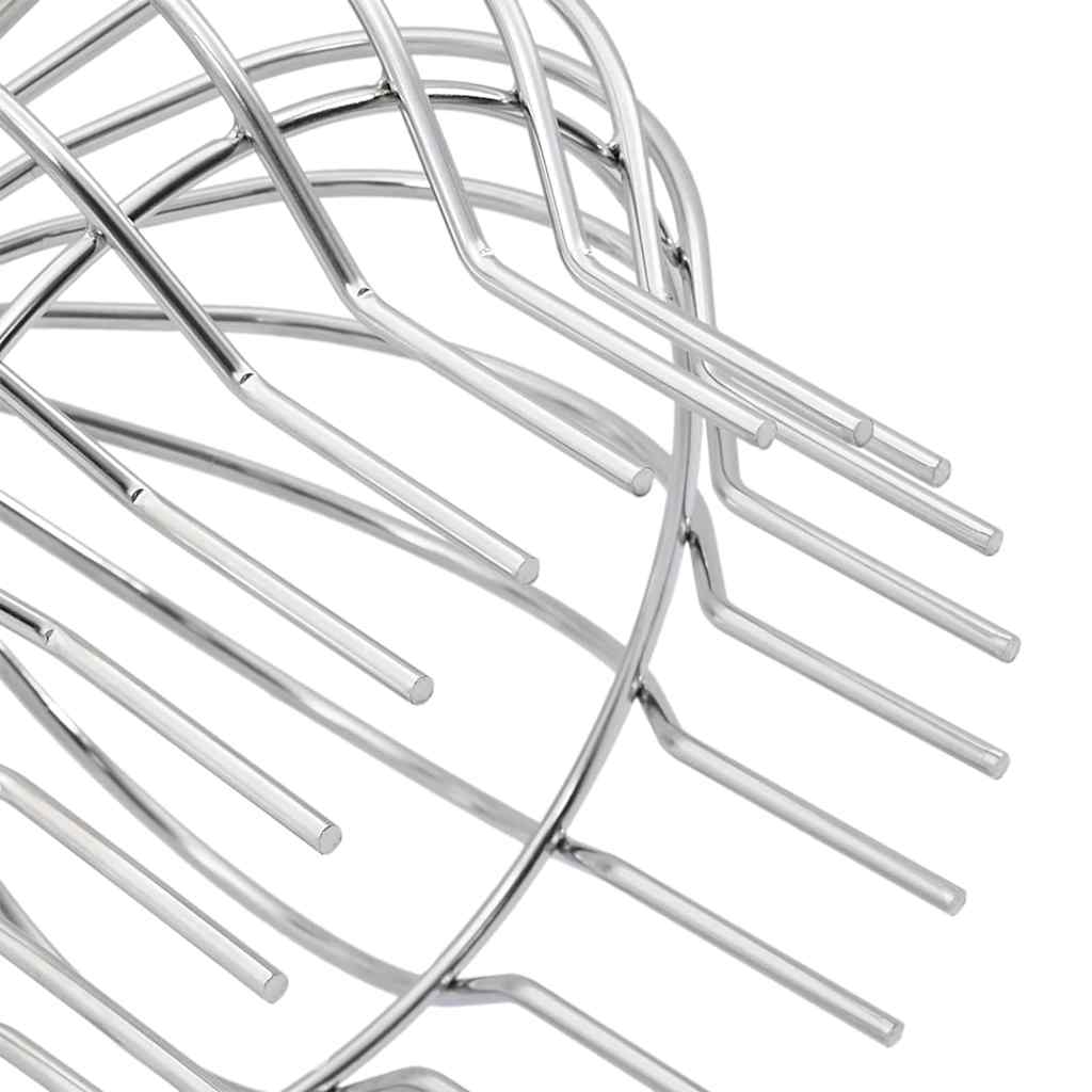 Cseppentő levélvédő 2 pcs ezüst 160 mm rozsdamentes acél