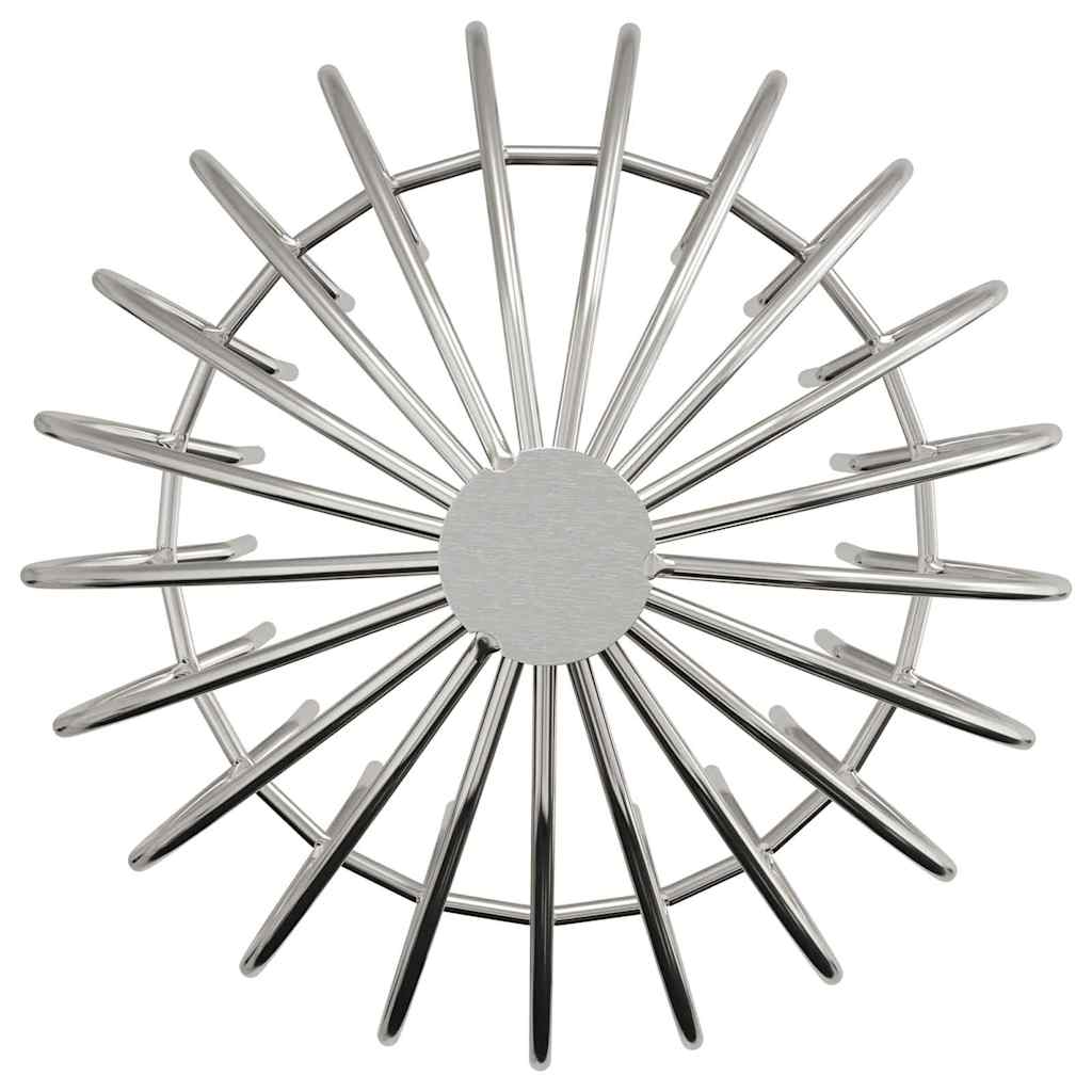 Cseppentő levélvédő 2 pcs ezüst 160 mm rozsdamentes acél