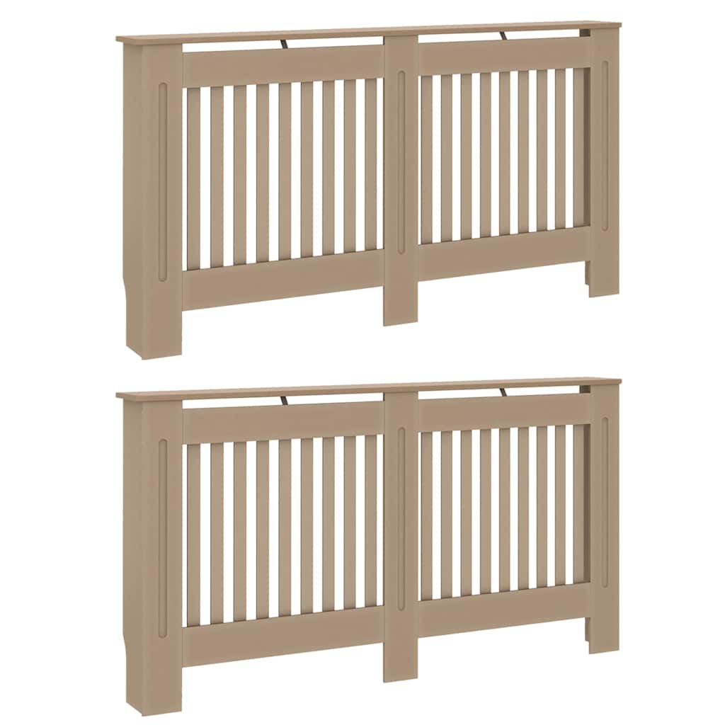 Radiátor fedezék 2 pcs sonoma tölgy 152 x 19 x 81,5cm faanyag