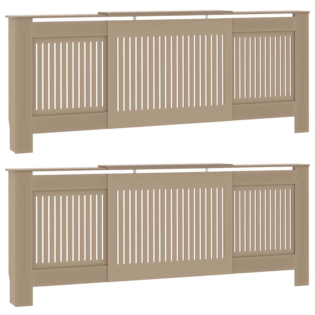 Radiátor fedezék 2 pcs sonoma tölgy 205 x 20,5 x 81,5cm