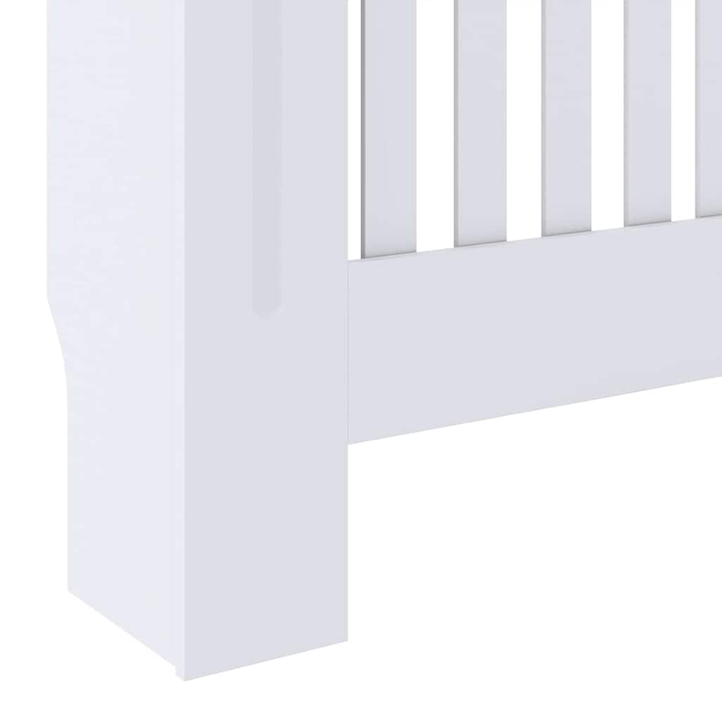 Radiátor fedezék 2 pcs fehér 78 x 19 x 81,5cm faanyag