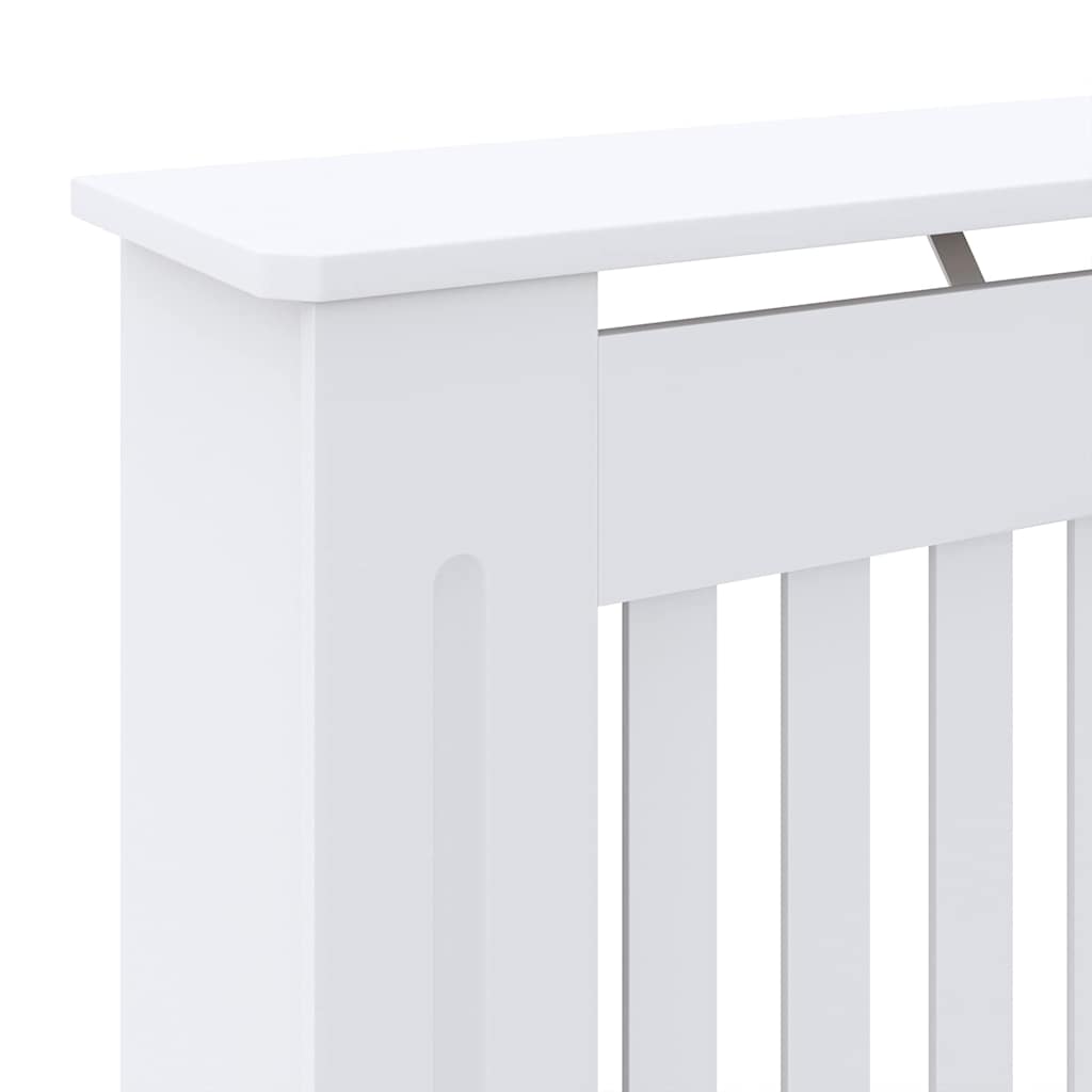 Radiátor fedezék 2 pcs fehér 78 x 19 x 81,5cm faanyag