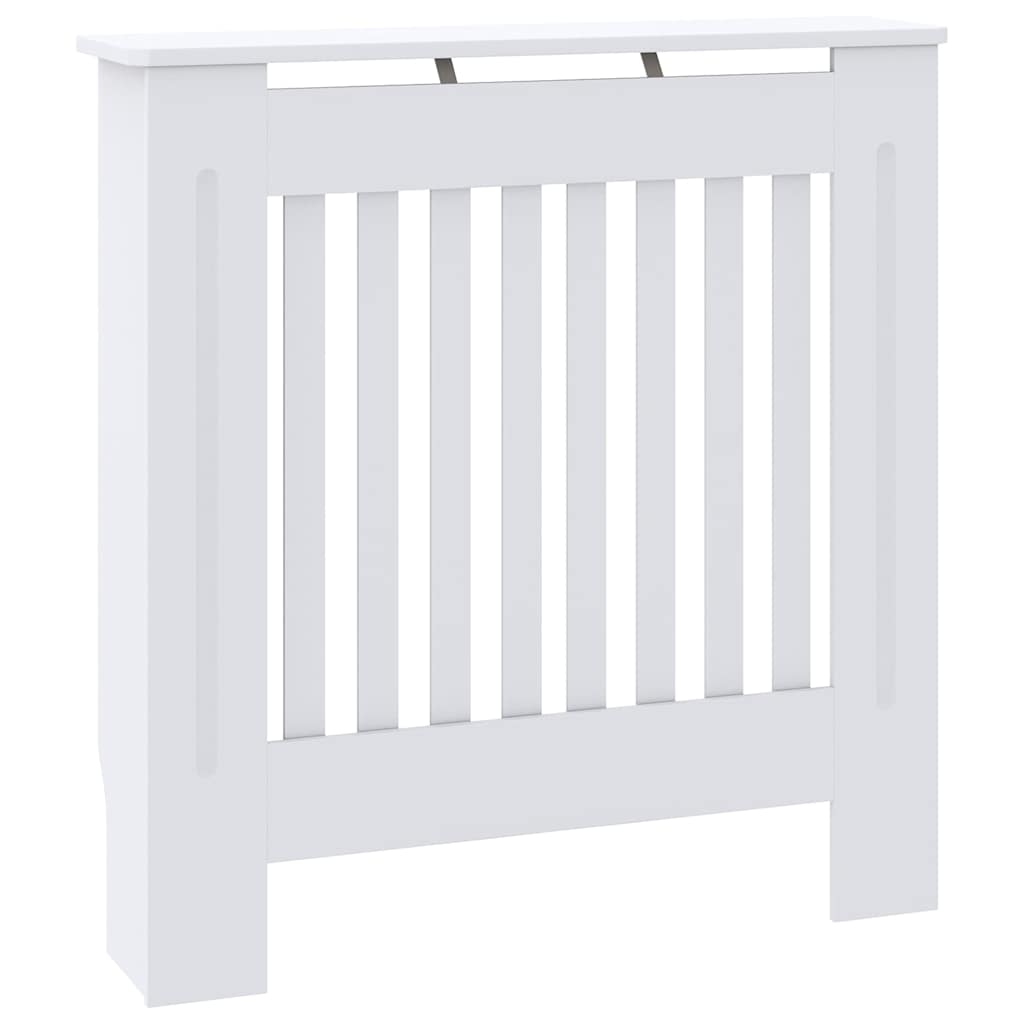 Radiátor fedezék 2 pcs fehér 78 x 19 x 81,5cm faanyag