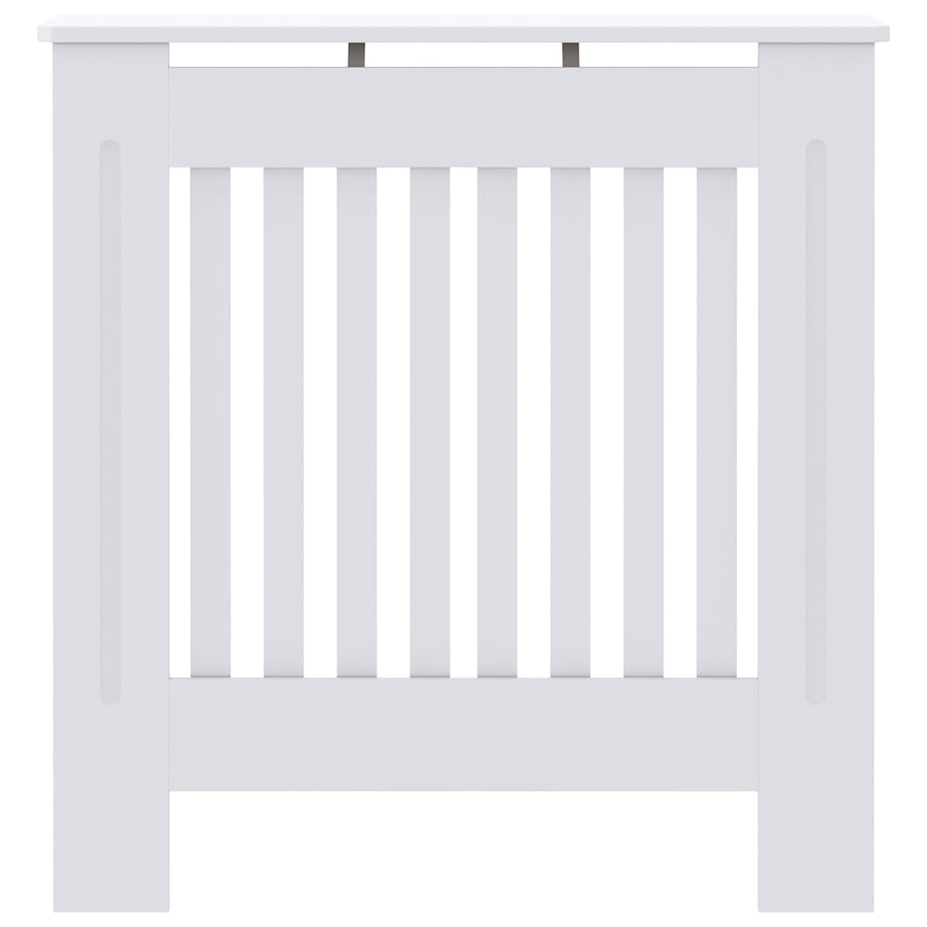 Radiátor fedezék 2 pcs fehér 78 x 19 x 81,5cm faanyag