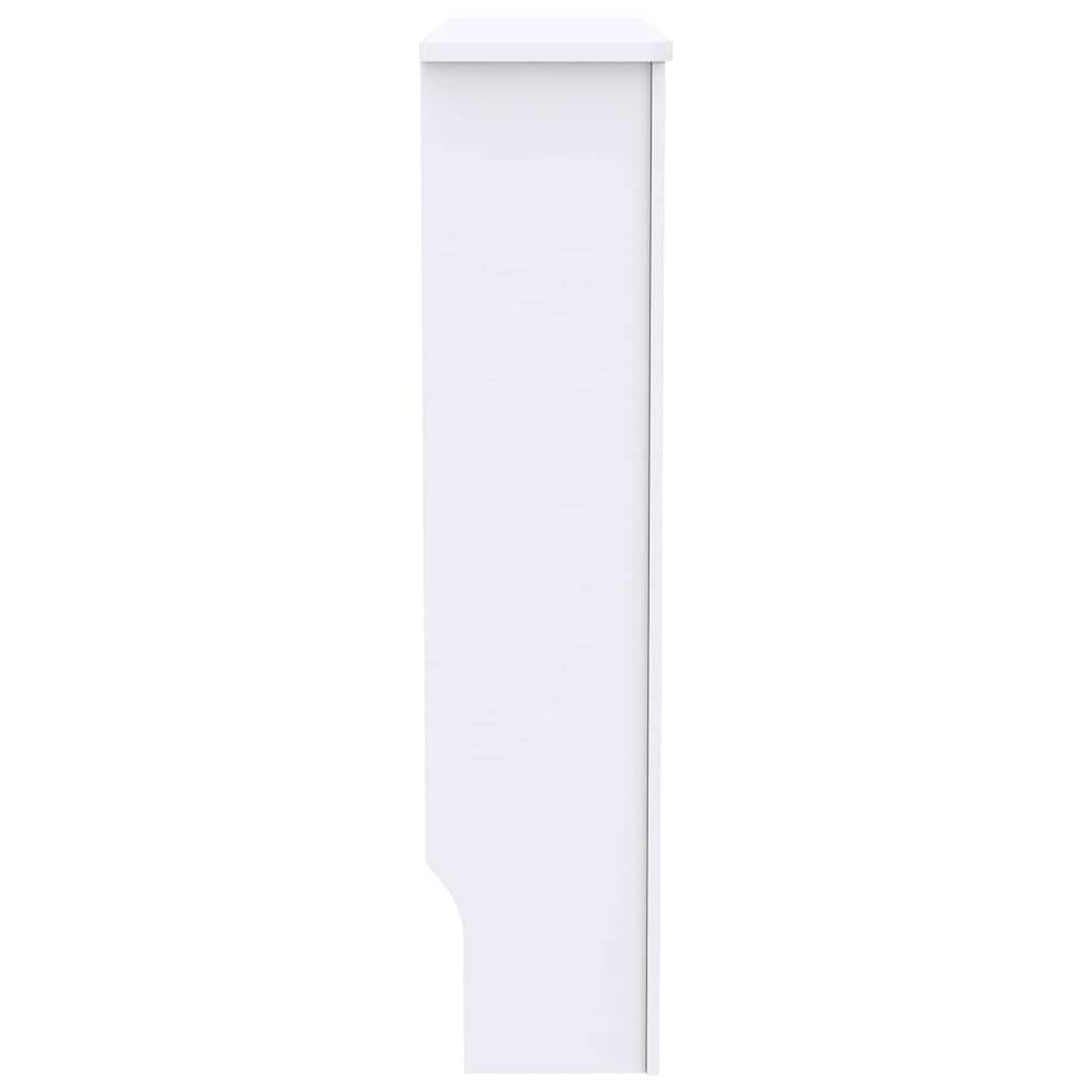 Radiátor fedezék 2 pcs fehér 78 x 19 x 81,5cm faanyag