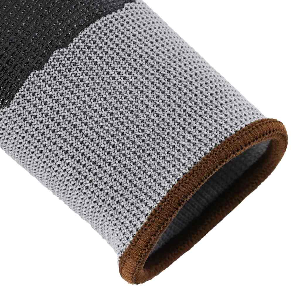 Munkakesztyűk 12 pcs szürke és fekete 8 / m poliészter