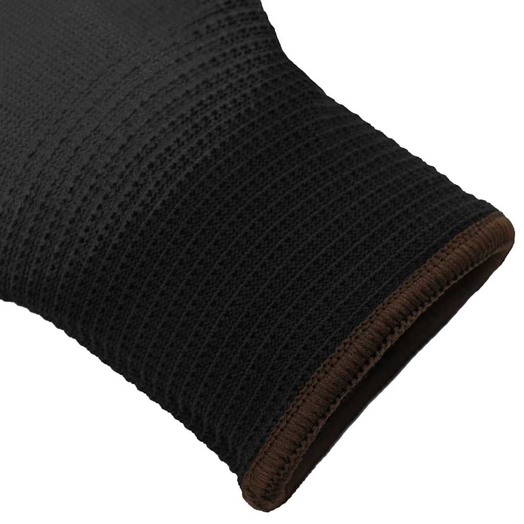 Munkakesztyűk 12 pcs fekete 8 / m poliészter