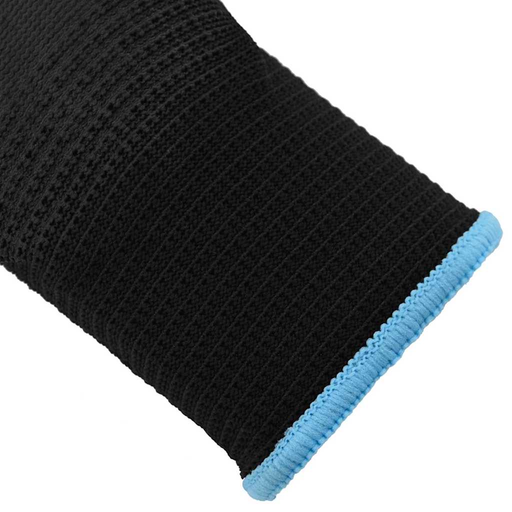 Munkakesztyűk 12 pcs fekete 9 / l poliészter