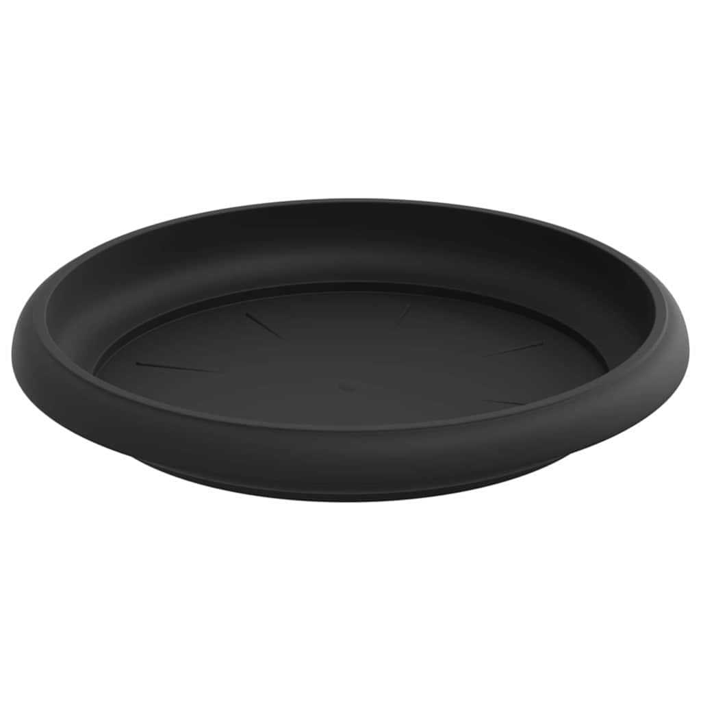 Növénycserép 6 pcs fekete ø 15 x 12 cm műanyag