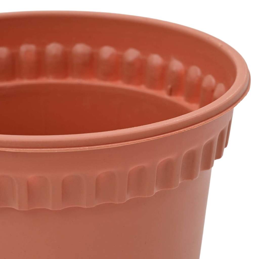 Növénycserép 24 pcs tégla vörös ø 17 x 14 cm műanyag