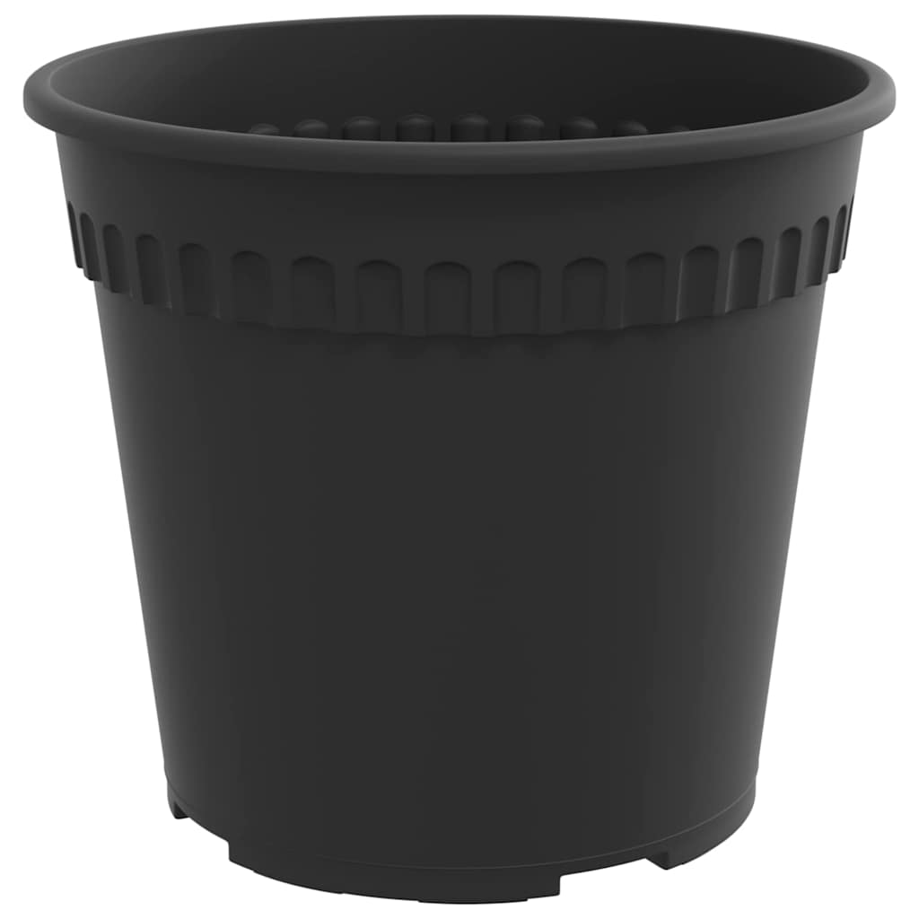 Növénycserép 24 pcs fekete ø 19 x 16 cm műanyag