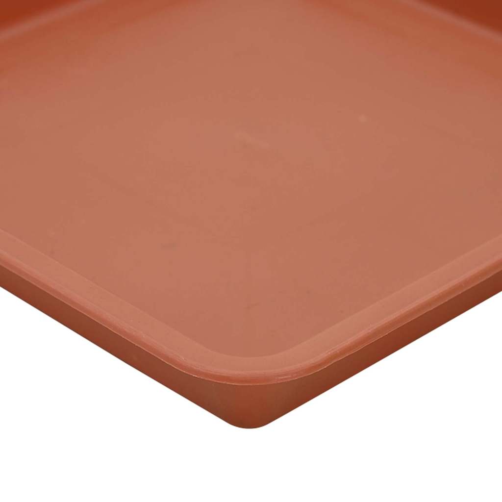 Növénycserép 6 pcs tégla vörös 23 x 23 x 17,5 cm műanyag