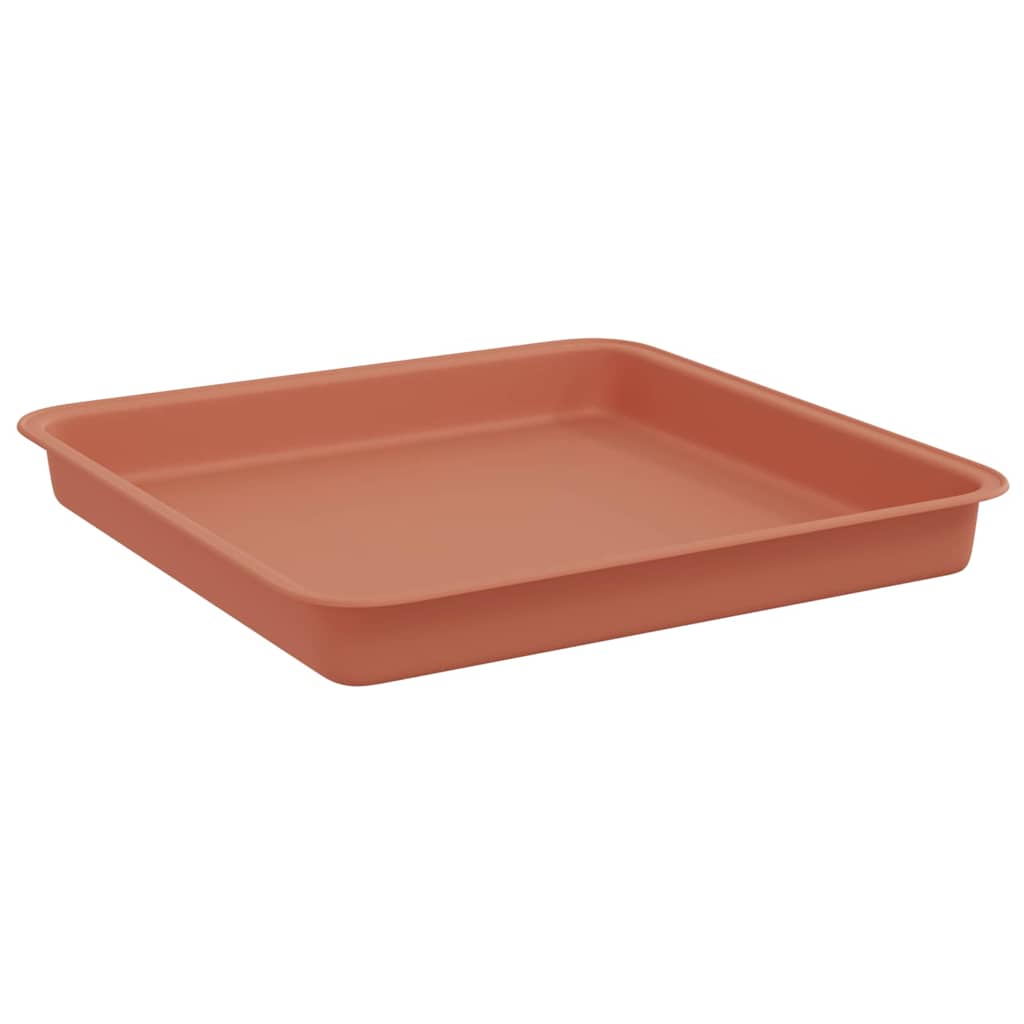 Növénycserép 6 pcs tégla vörös 23 x 23 x 17,5 cm műanyag