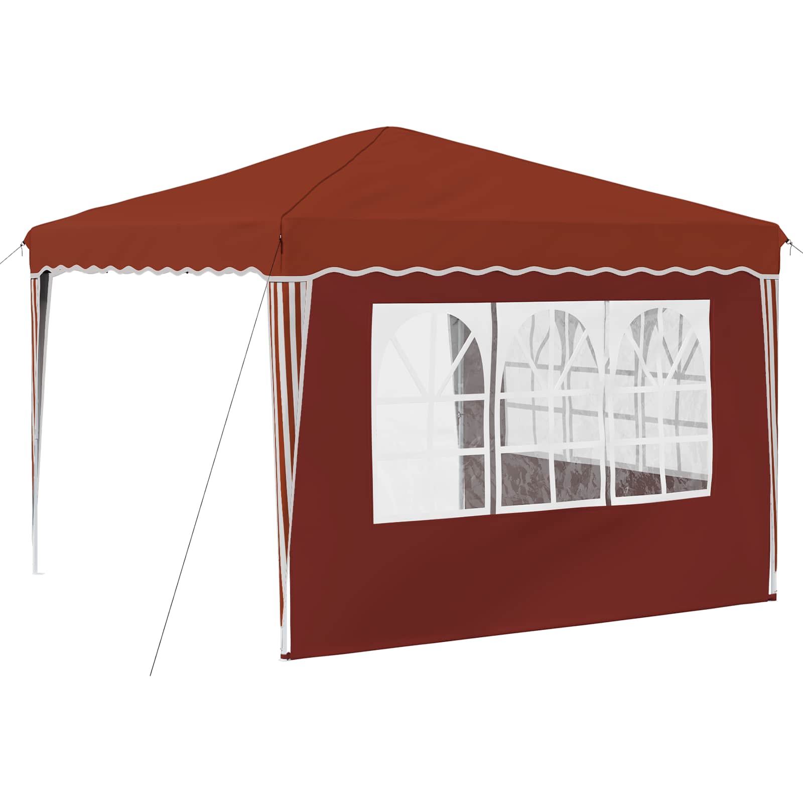 Parti sátor terrakotta 288 x 288 x 245 cm oxford szövet