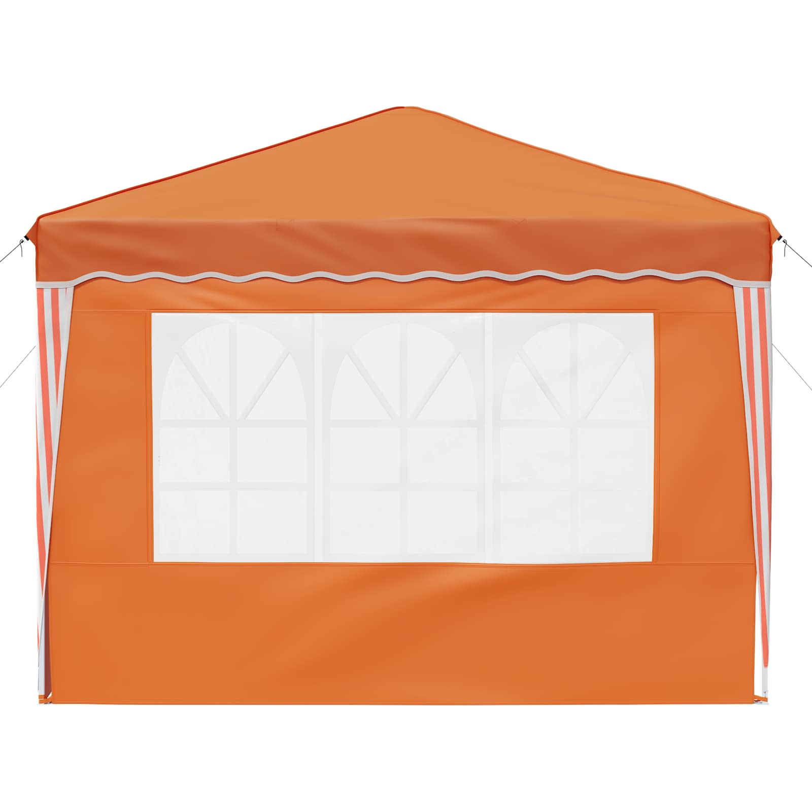 Parti sátor narancssárga 288 x 288 x 245 cm oxford szövet