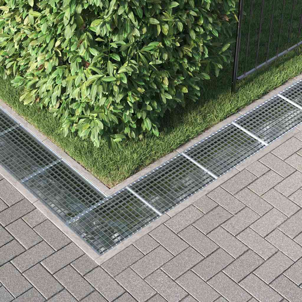 Rács ezüst 50 x 35 x 2 cm forró-galvanizált acél