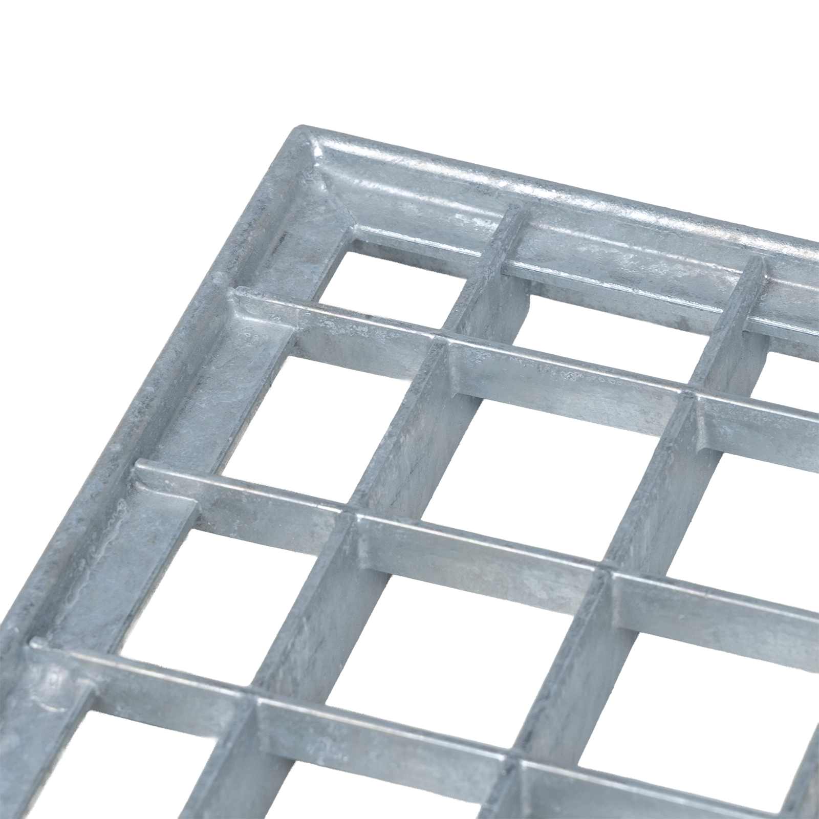 Rács ezüst 60 x 40 x 2 cm forró-galvanizált acél