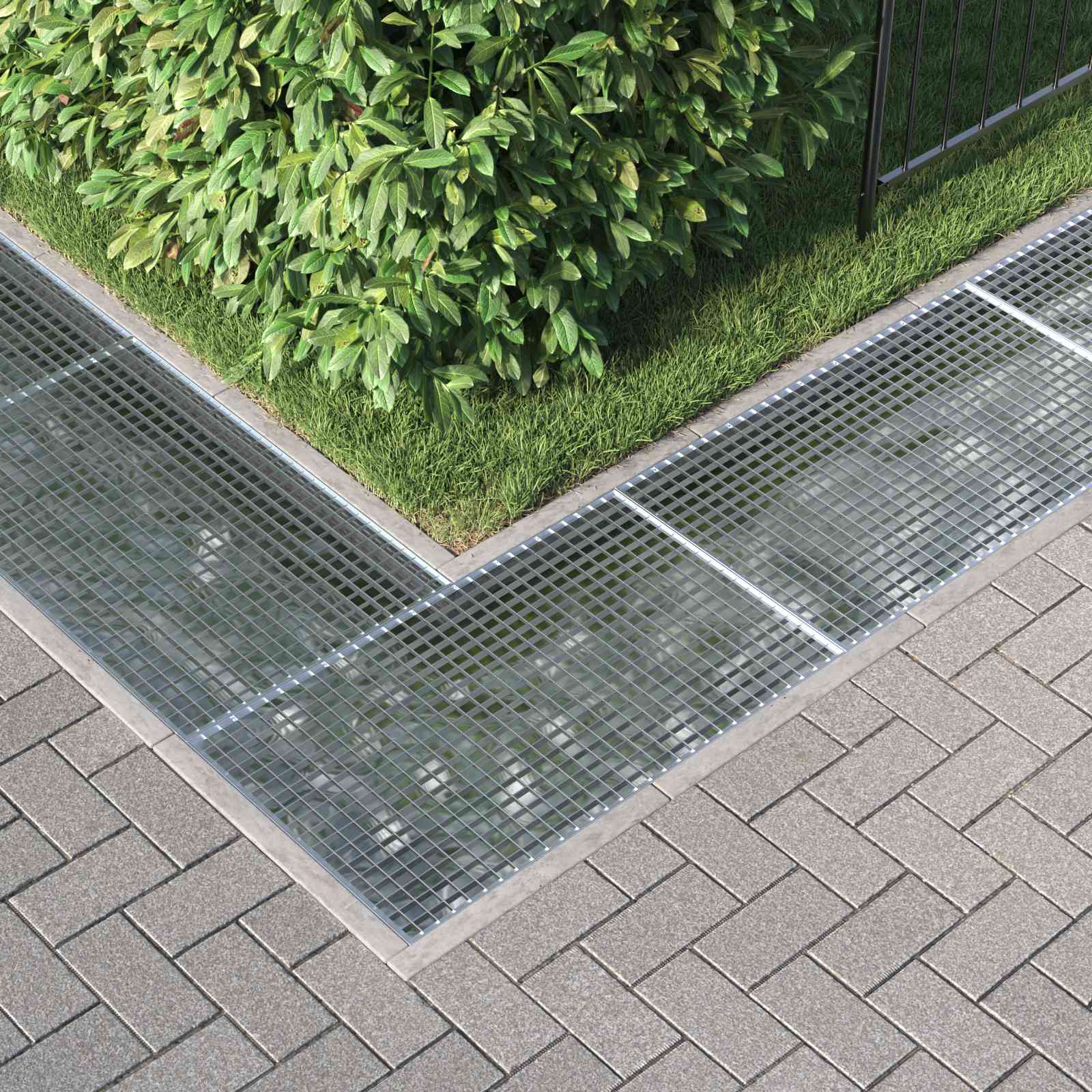 Rács ezüst 100 x 60 x 2 cm forró-galvanizált acél