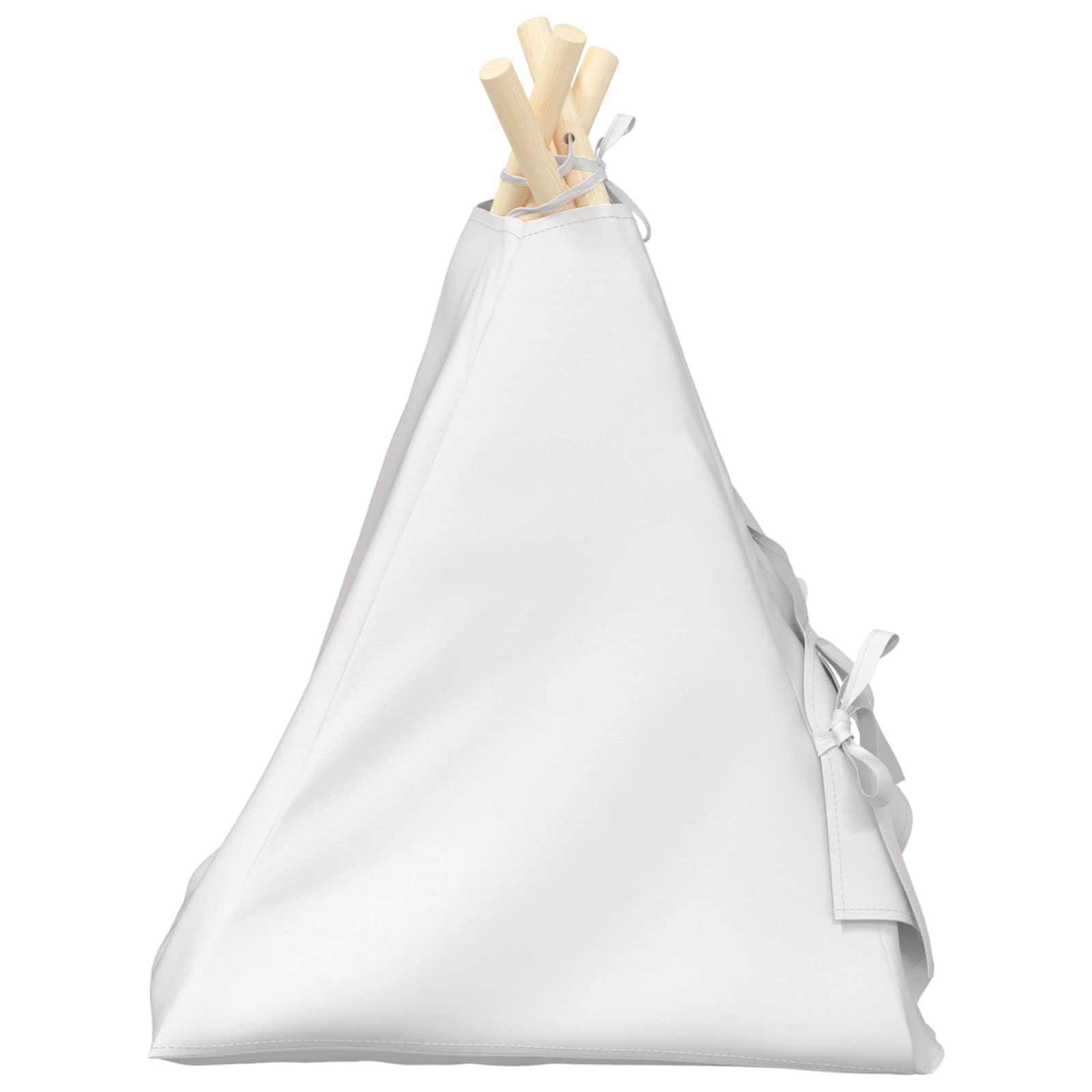 Kiskedvenc teepee párnával fehér 40 x 40 x 50 cm poliészter