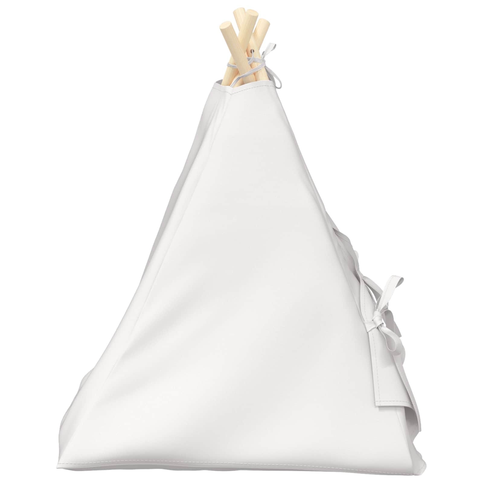 Kiskedvenc teepee párnával fehér 50 x 50 x 60 cm poliészter