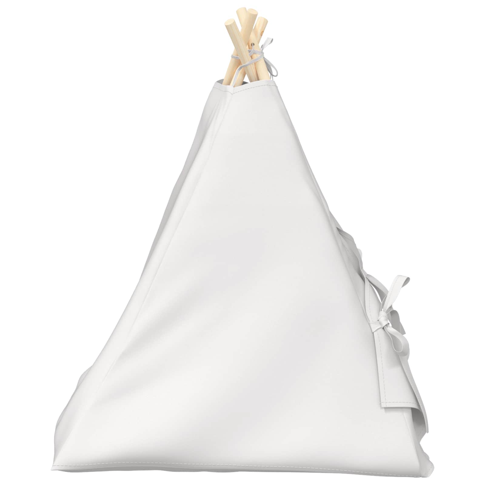 Kiskedvenc teepee párnával fehér 60 x 60 x 70 cm poliészter