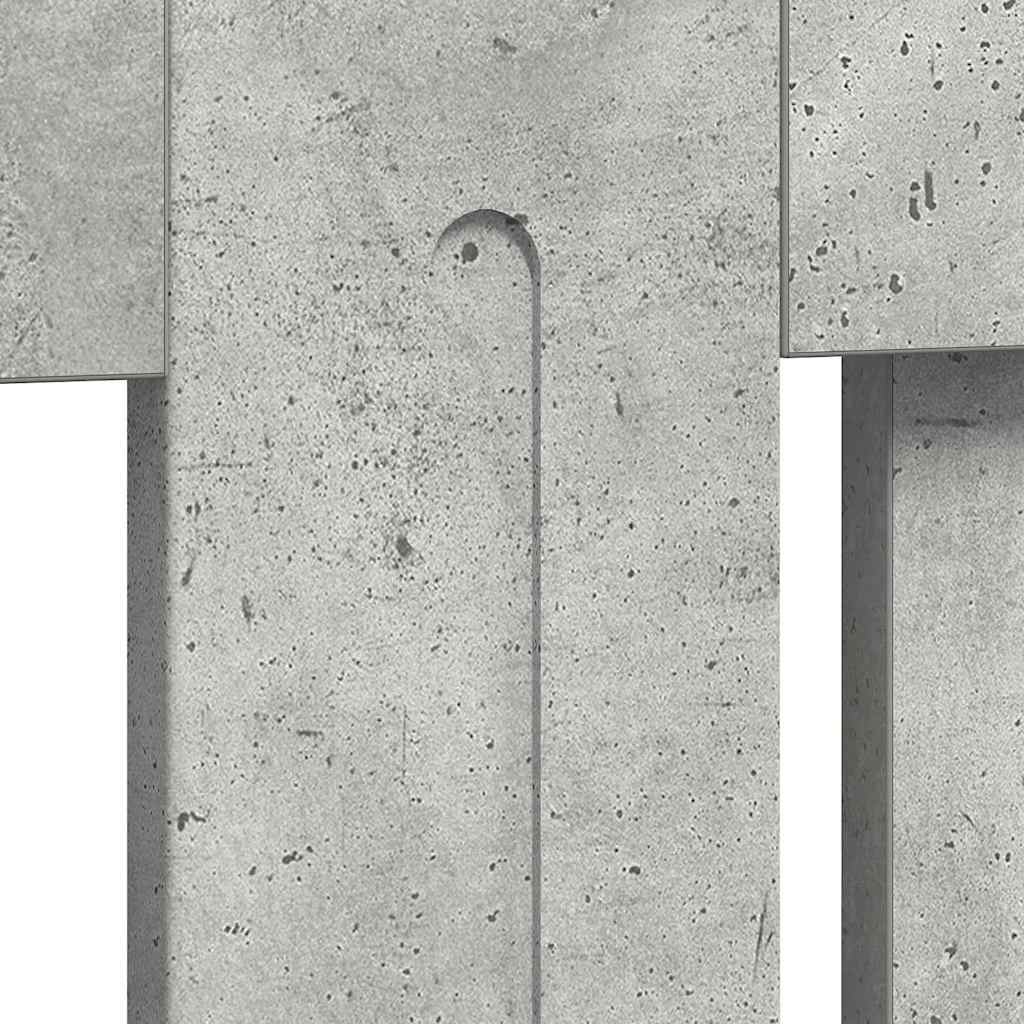 Radiátor fedezék beton szürke 172 x 19 x 81,5 cm faanyag