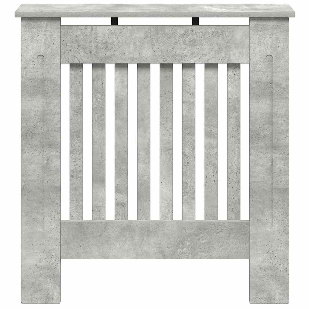 Radiátor fedezék beton szürke 78 x 19 x 81,5 cm faanyag