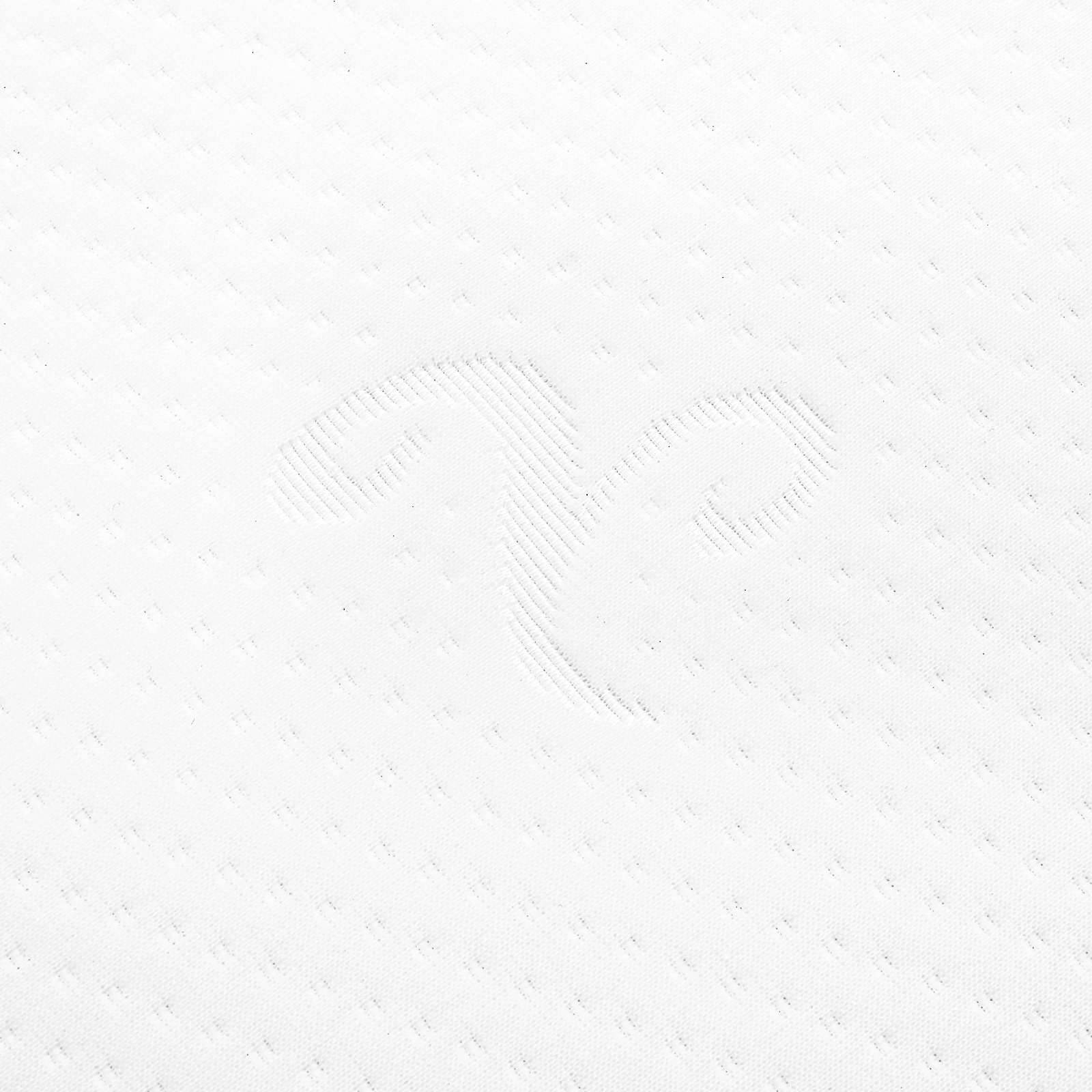 Alvó párna egyszínű fehér 50 x 30 x 10,5 cm memóriahab