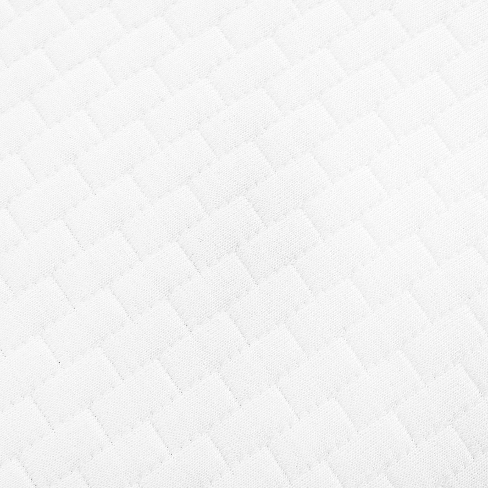Alvó párna egyszínű fehér 60 x 40 x 13 cm memóriahab