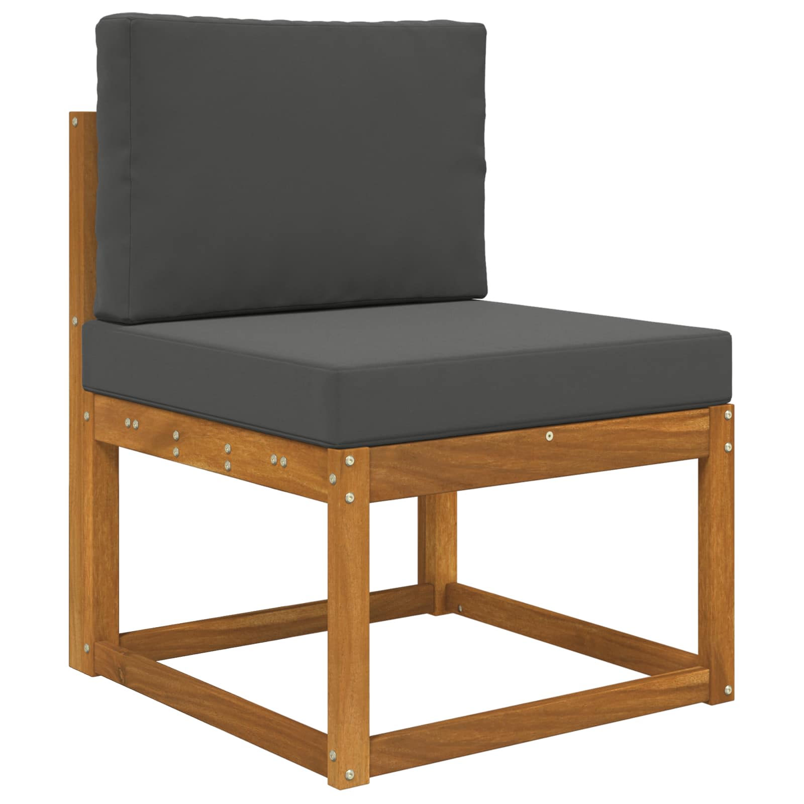 Kültéri kanapé párna 2 pcs antracit poliészter