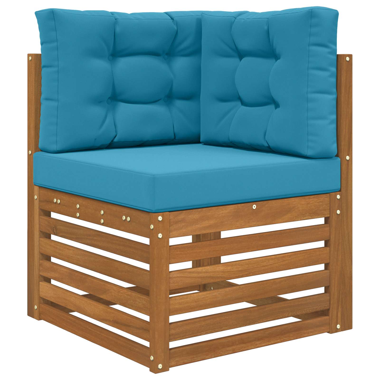 Kültéri kanapé párna 3 pcs királykék poliészter