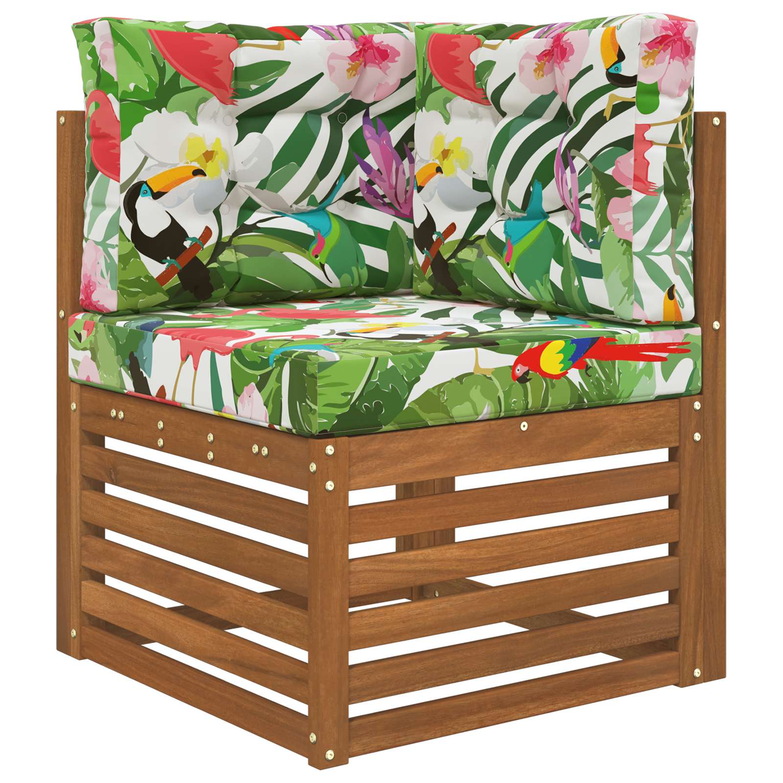 Kültéri kanapé párna 3 pcs színes poliészter