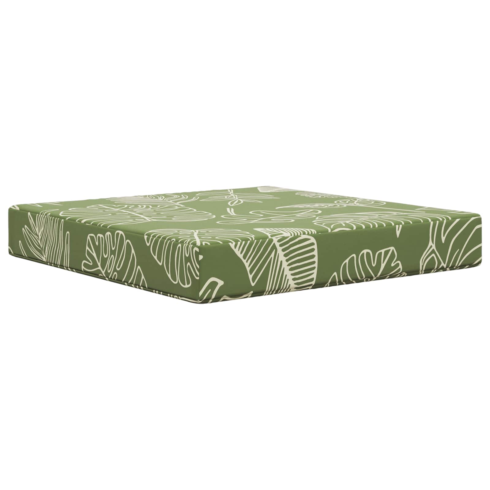 Kültéri kanapé párna 3 pcs levélminta poliészter