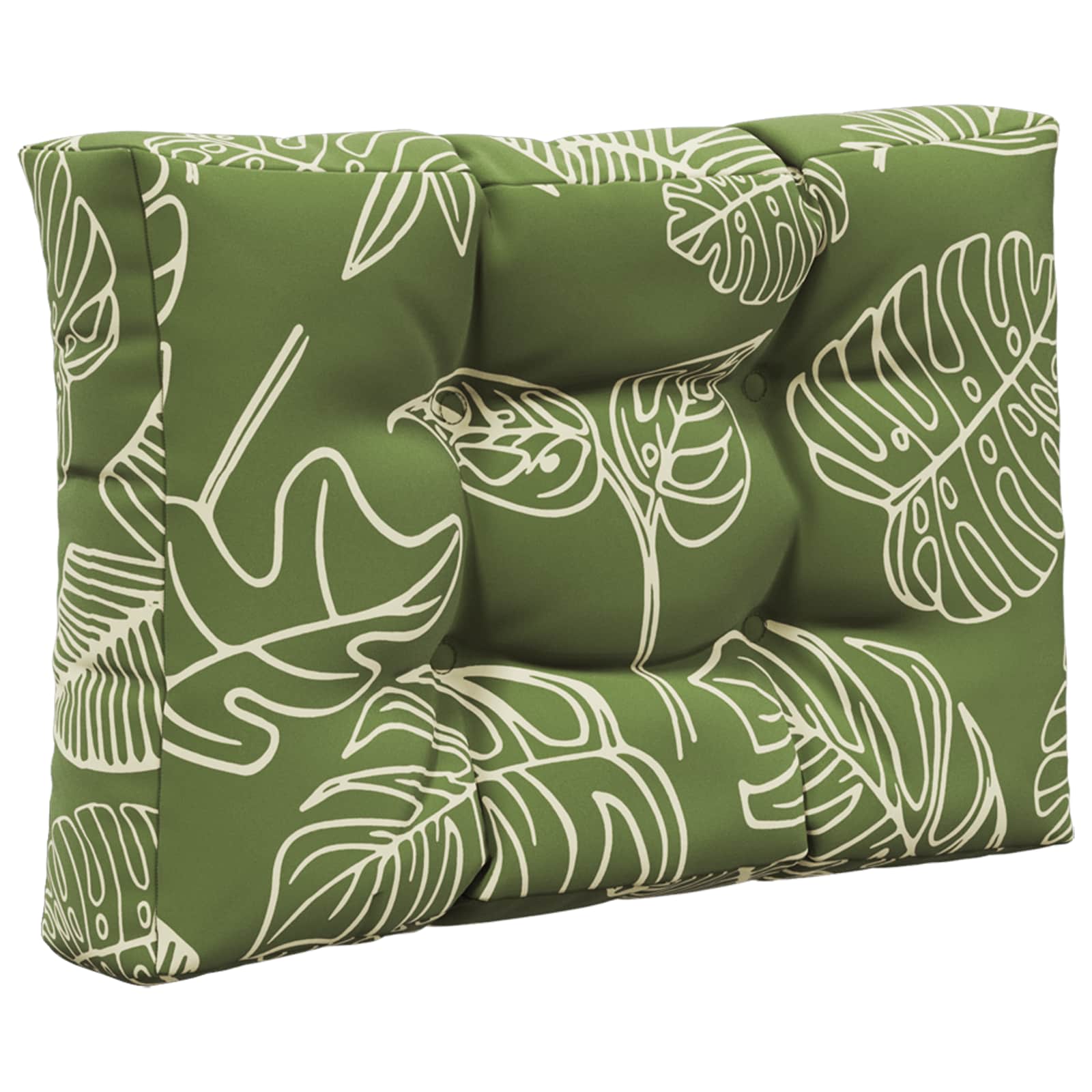 Kültéri kanapé párna 3 pcs levélminta poliészter