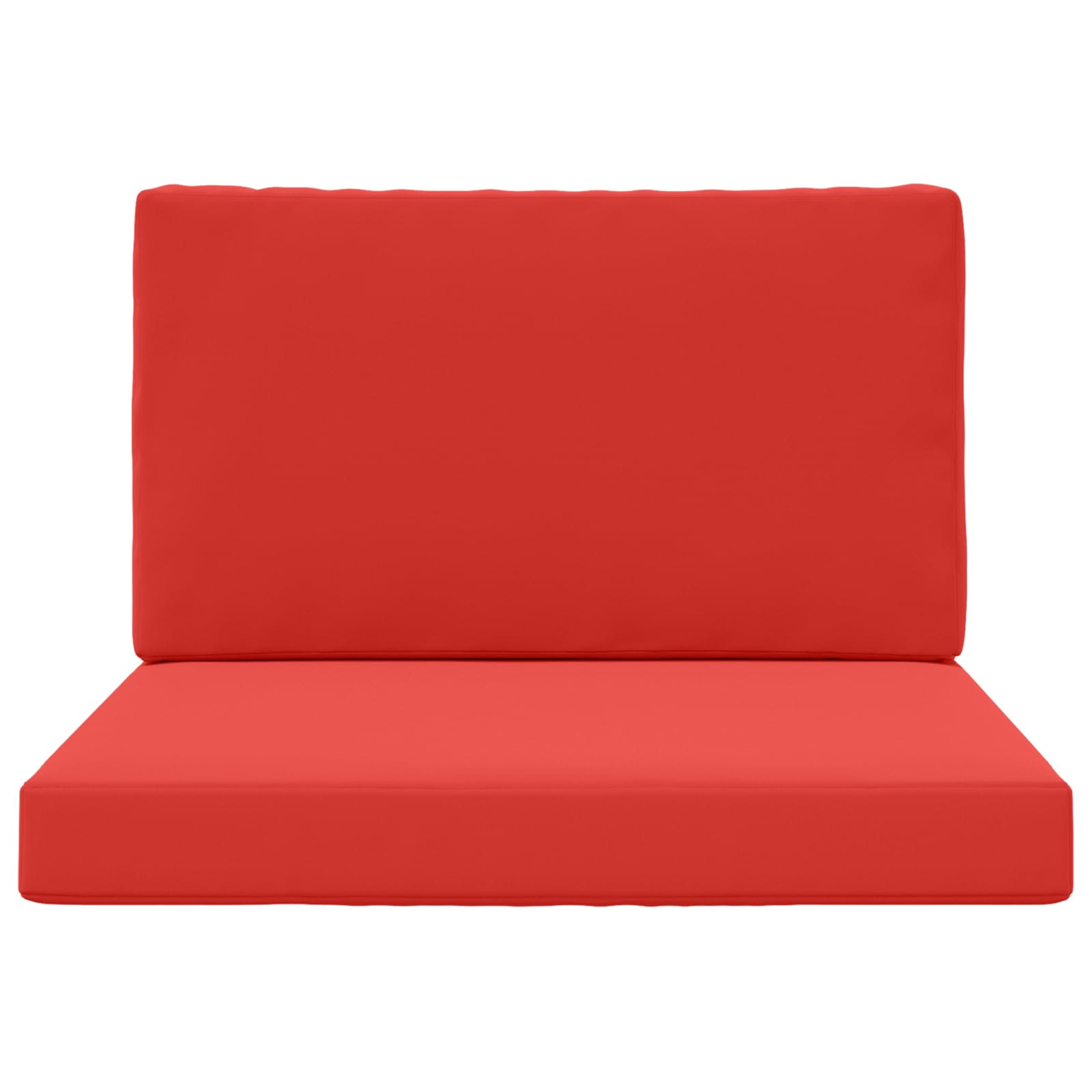 Kültéri kanapé párna 2 pcs piros poliészter