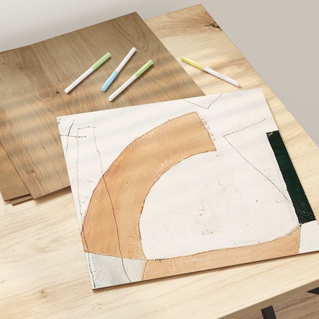Dekor panelek 50 pcs kézműves tölgy 30 x 30 x 0.3 cm faanyag Dekor panelek 50 pcs kézműves tölgy 30 x 30 x 0.3 cm faanyag