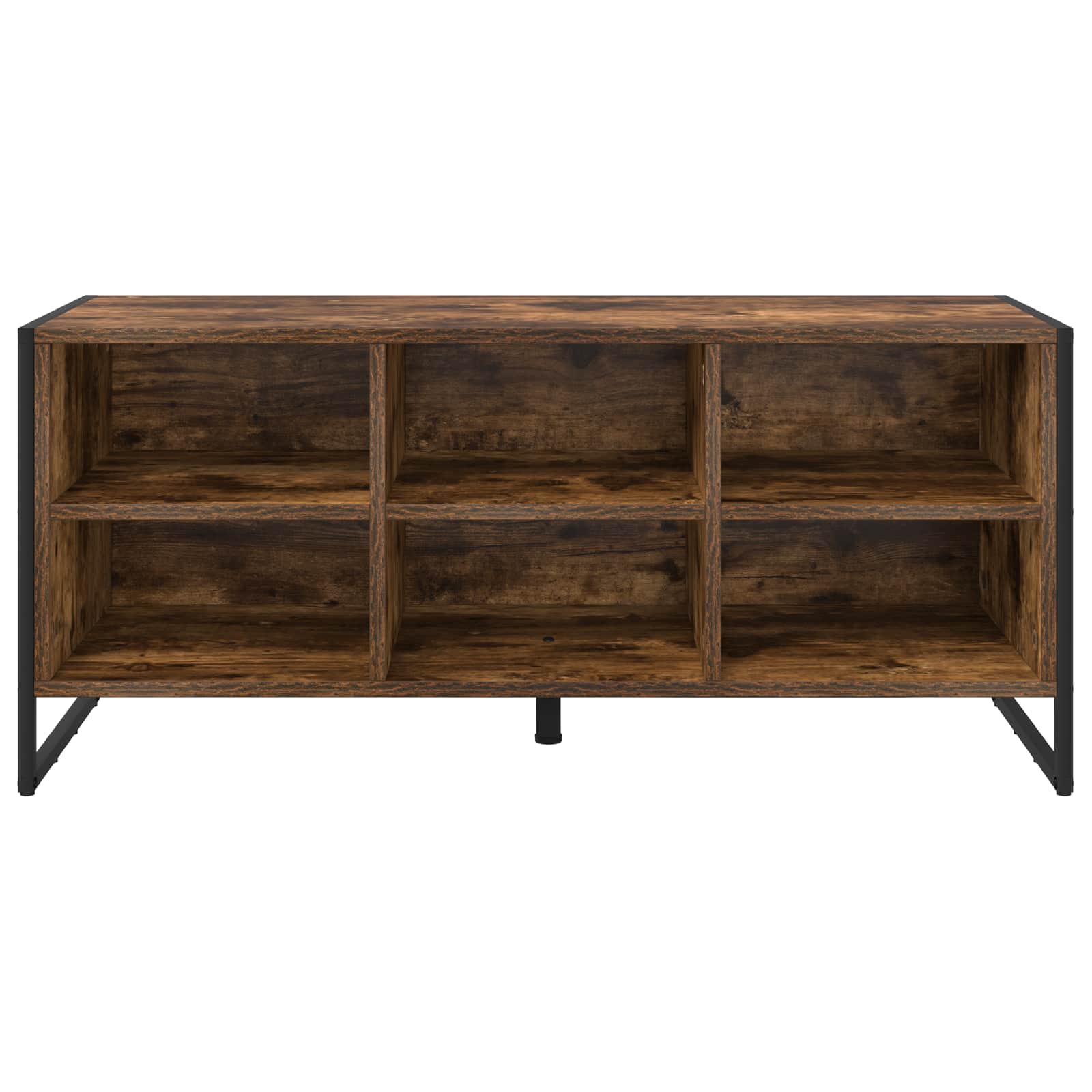 Cipőszekrény tárolóval füstös tölgy 60 x 35 x 44 cm faanyag