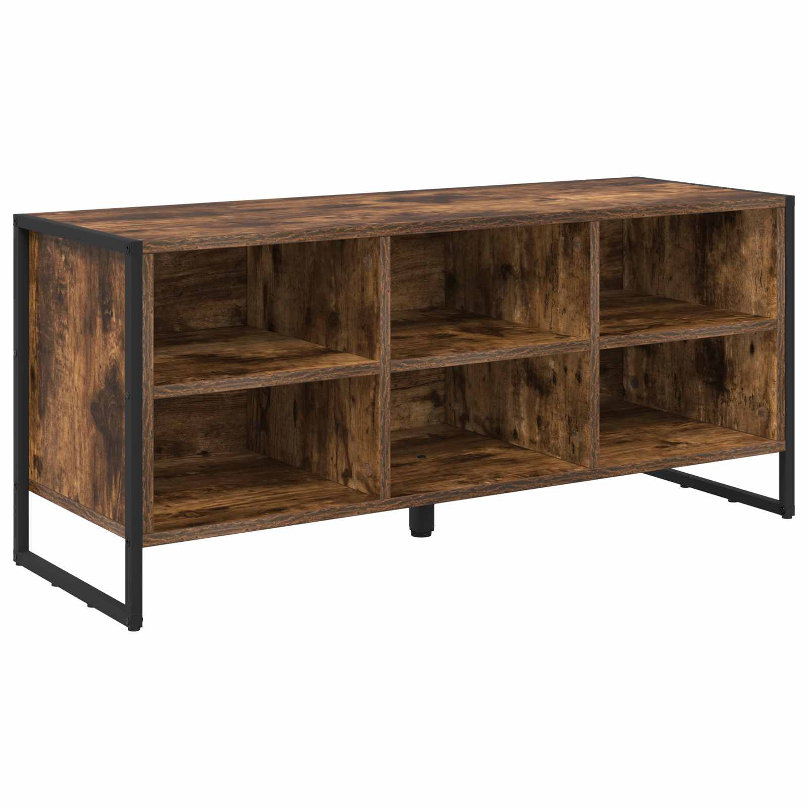 Cipőszekrény tárolóval füstös tölgy 60 x 35 x 44 cm faanyag