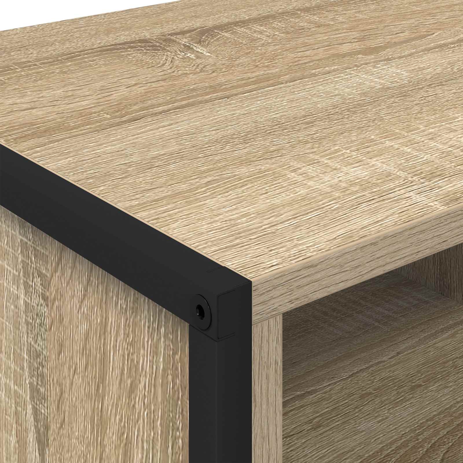 Cipőszekrény tárolóval sonoma 60 x 35 x 44 cm faanyag