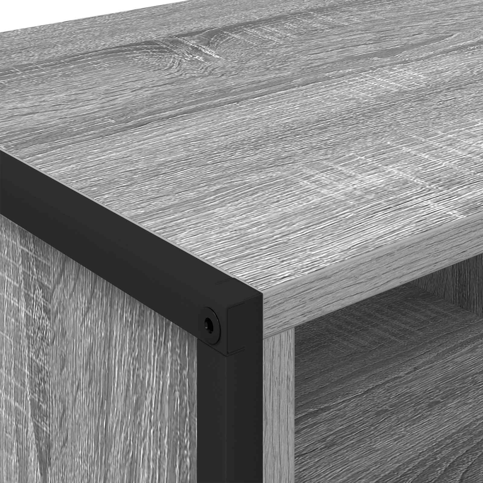 Cipőszekrény tárolóval szürke sonoma 60 x 35 x 44 cm faanyag