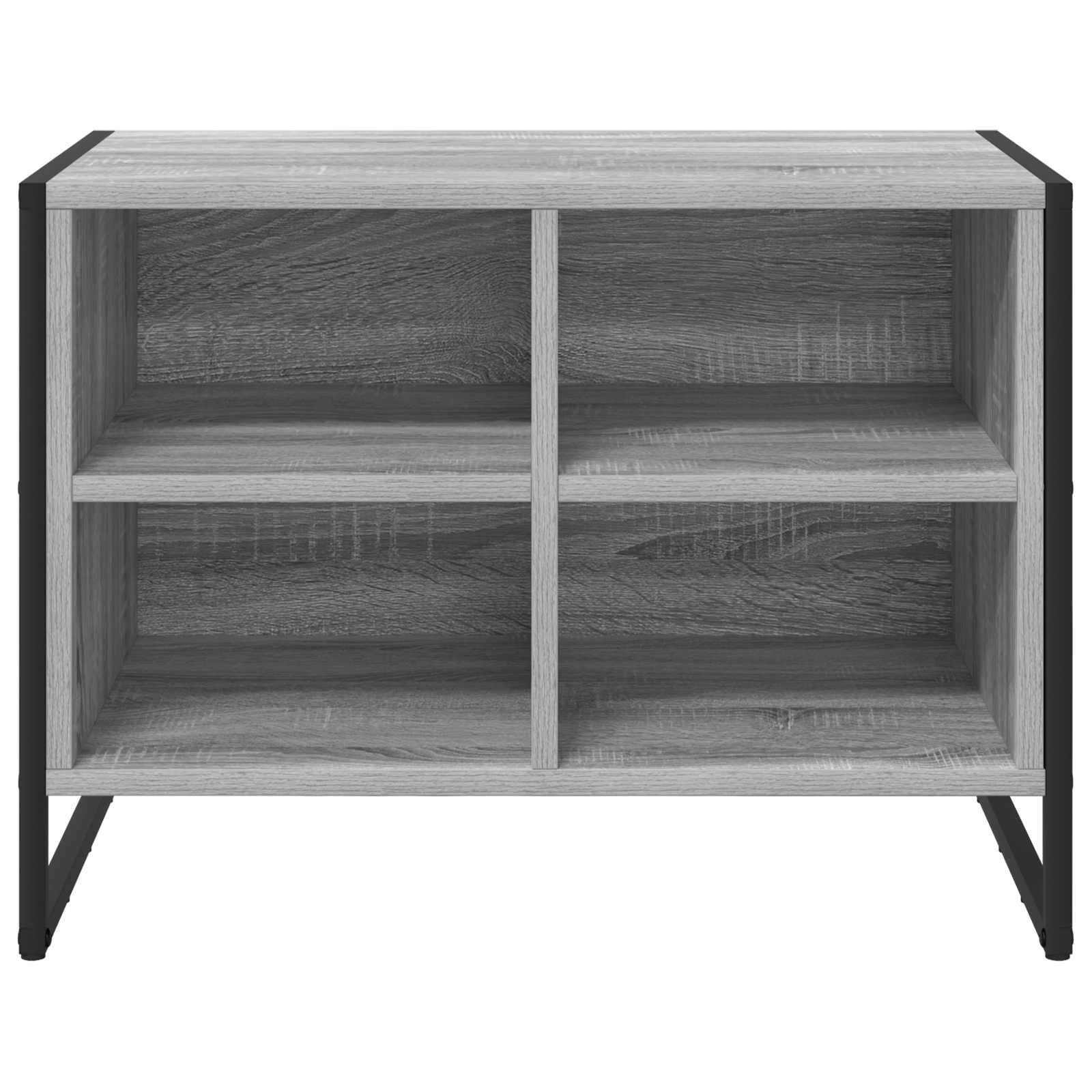 Cipőszekrény tárolóval szürke sonoma 60 x 35 x 44 cm faanyag