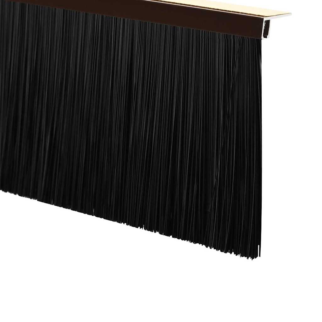 Öntapadó ajtó kefe tömítések 12 pcs barna 100 cm