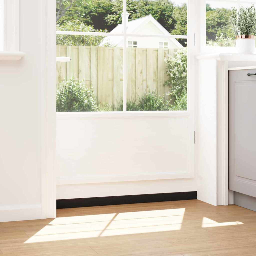 Öntapadó ajtó kefe tömítések 12 pcs barna 100 cm