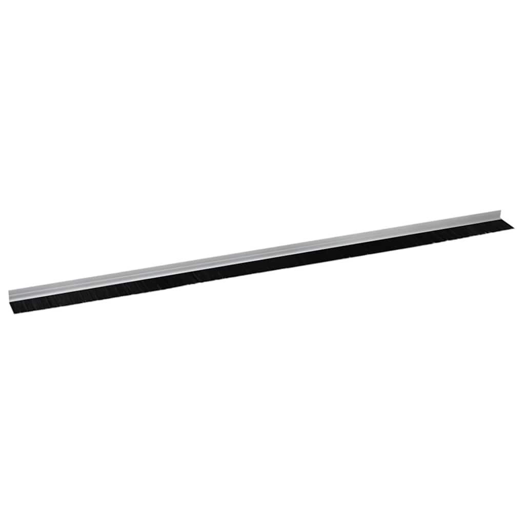 Öntapadó ajtó kefe tömítések 2 pcs ezüst 100 cm