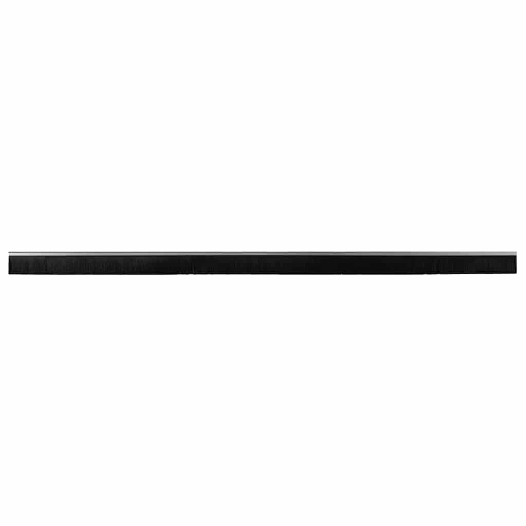 Öntapadó ajtó kefe tömítések 2 pcs ezüst 100 cm