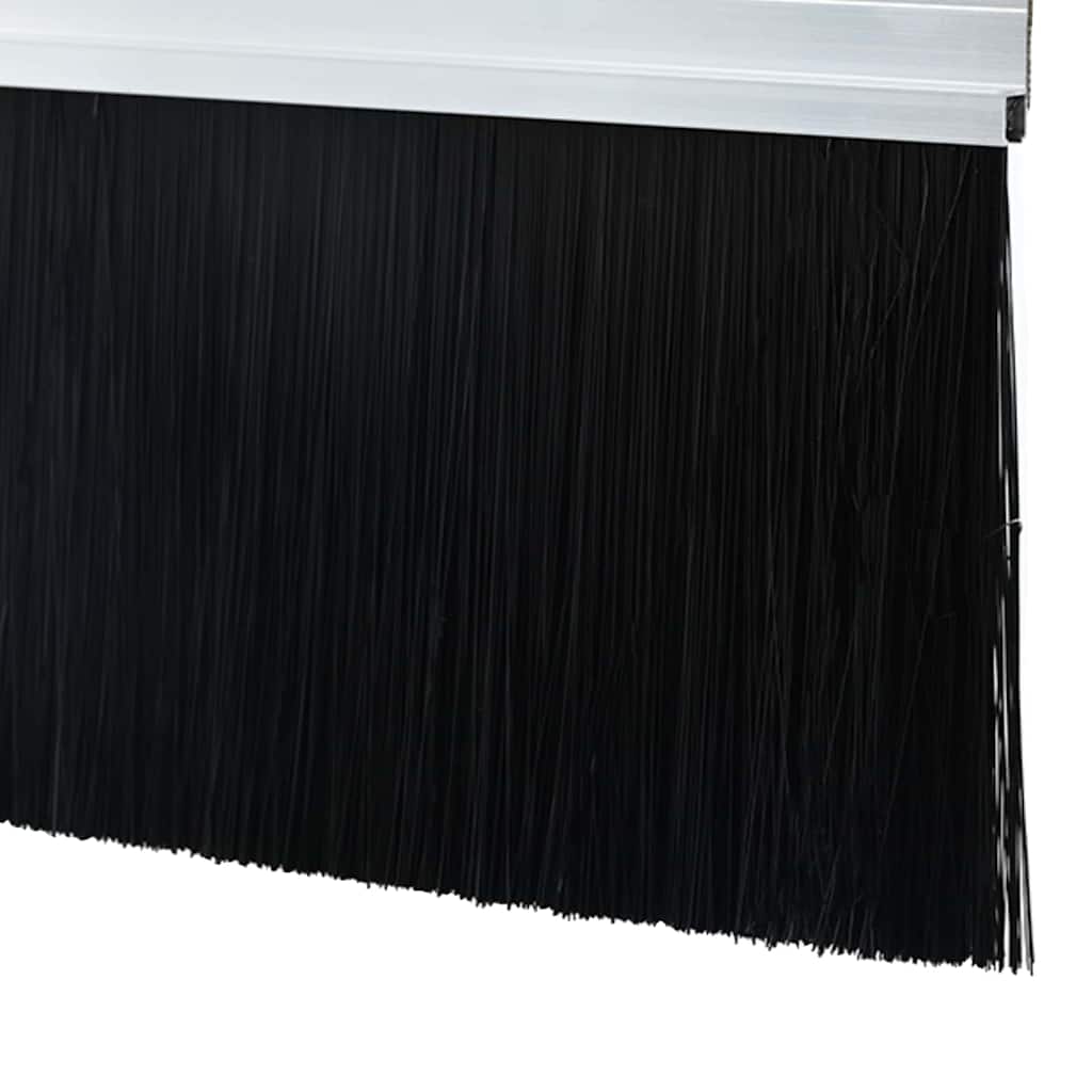 Csavaros ajtó kefe zár 2 pcs ezüst 100 cm alumínium ötvözet