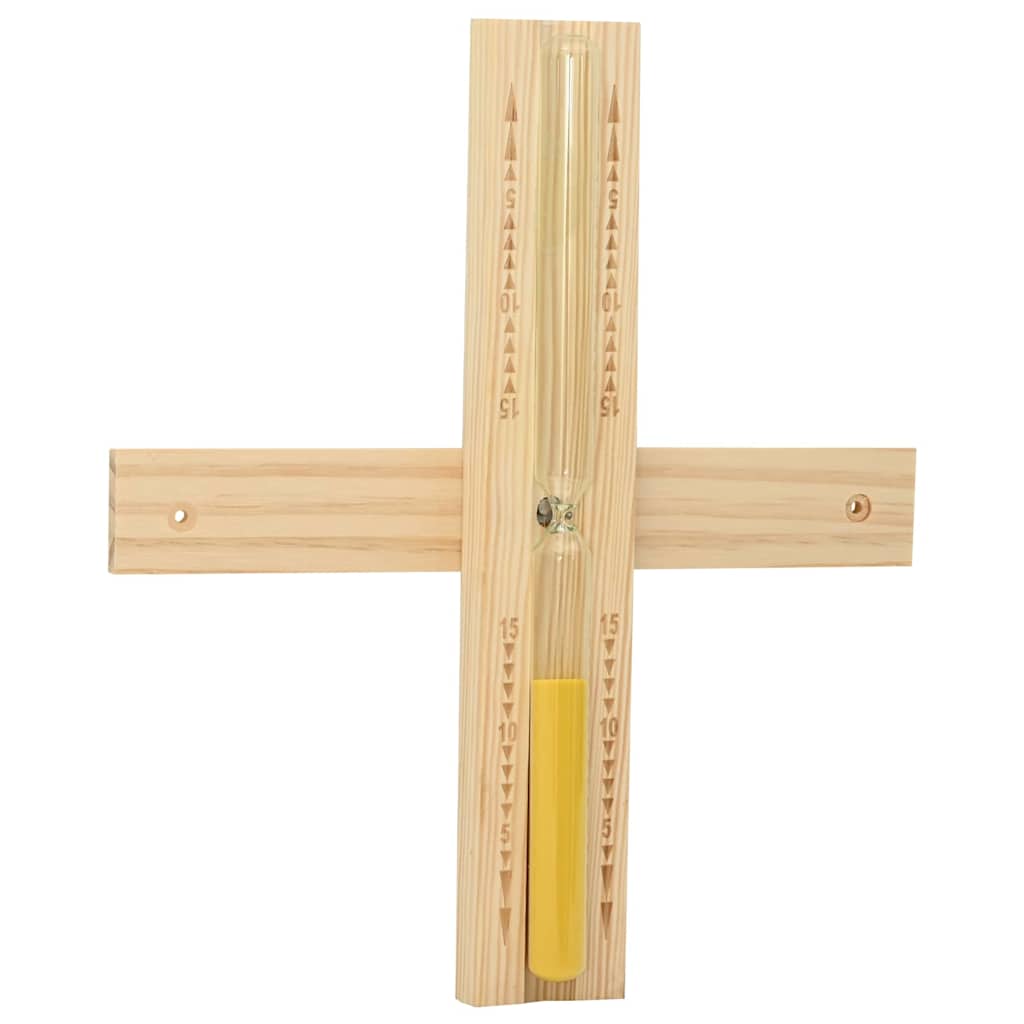 Szauna kiegészítő készlet 4 pcs barna tömör fenyőfa és kender